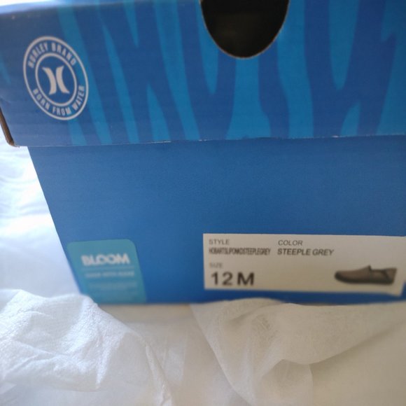 HURLEY Hobart Men's KD Slip-on Sneakers Size 12 NEW IN BOX - Picture 9 of 12